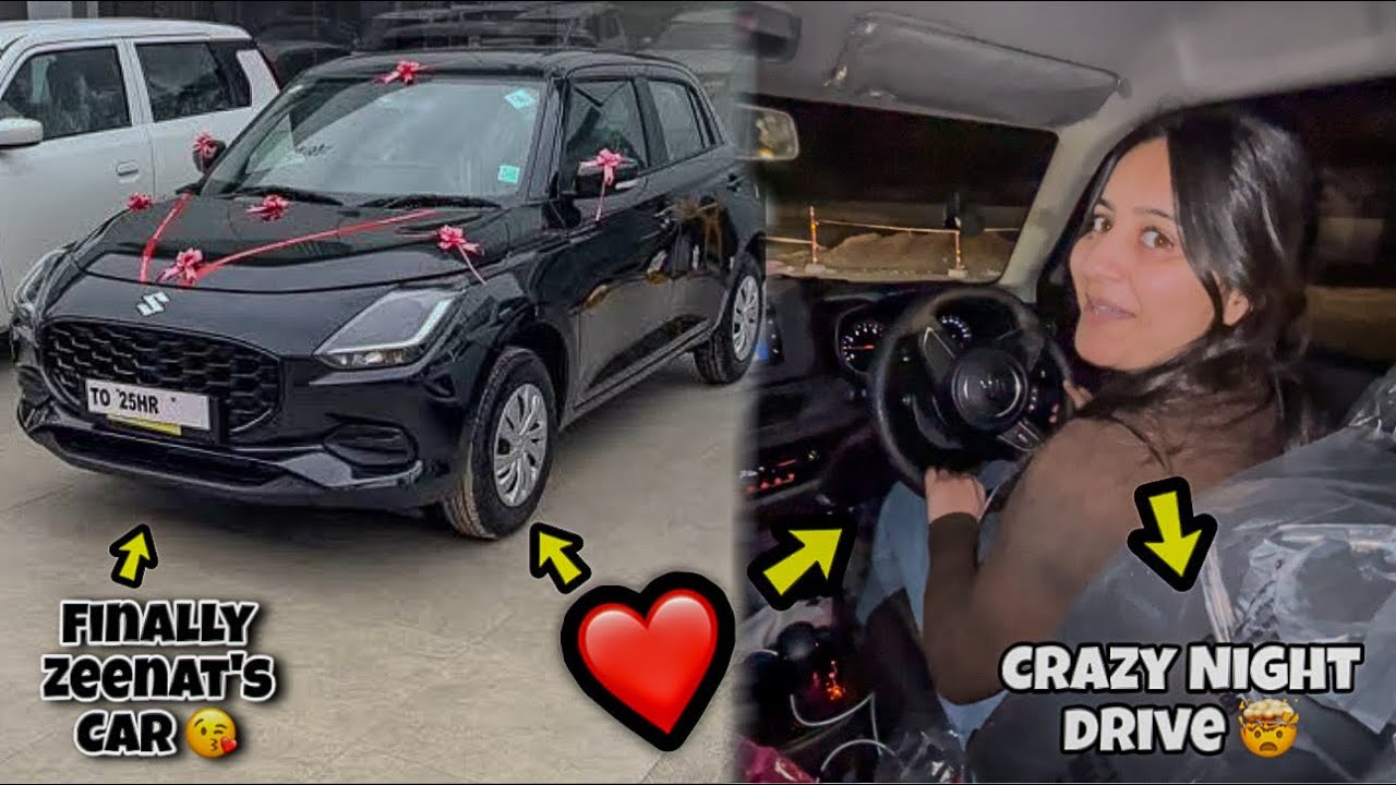 Finally Zeenat Ke New Car Agyi &hearts;️ New Car Damage 🥲@zeenatvlogs6571