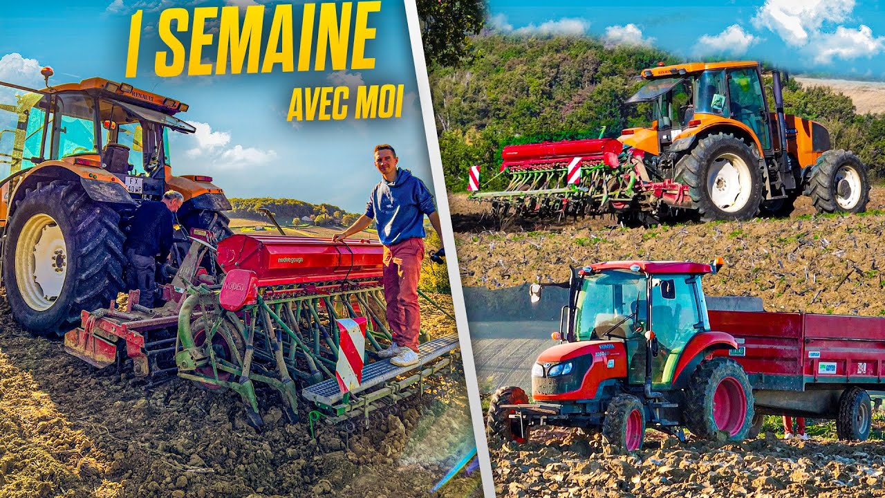 SEMIS DE BLÉ 2022, DEMARRAGE VIEUX TRACTEUR 8 ans après, SIMA !