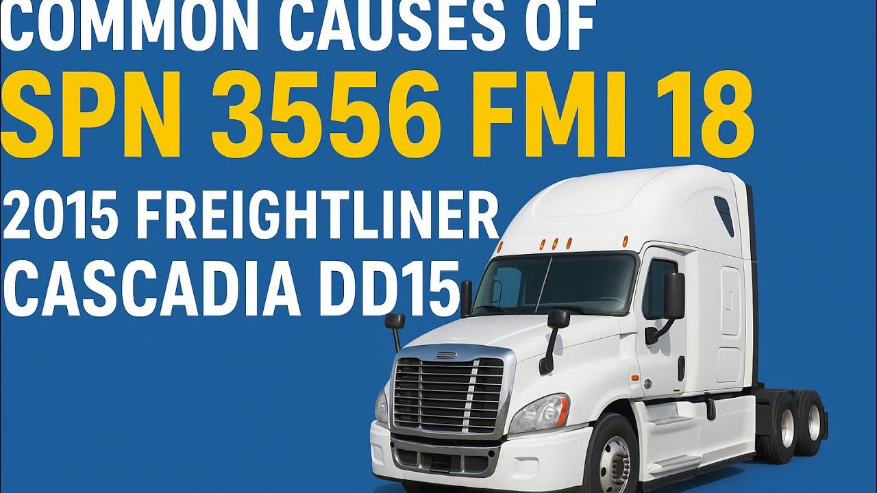 code SPN 3556 FMI 18, try cleaning out  7th injector for the aftertreatment #automobile #injector