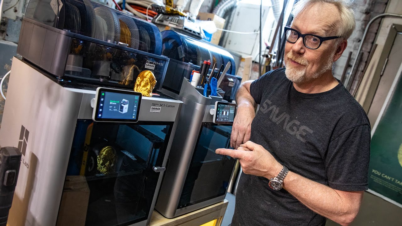 Adam Savage Builds His 3D Print Farm!