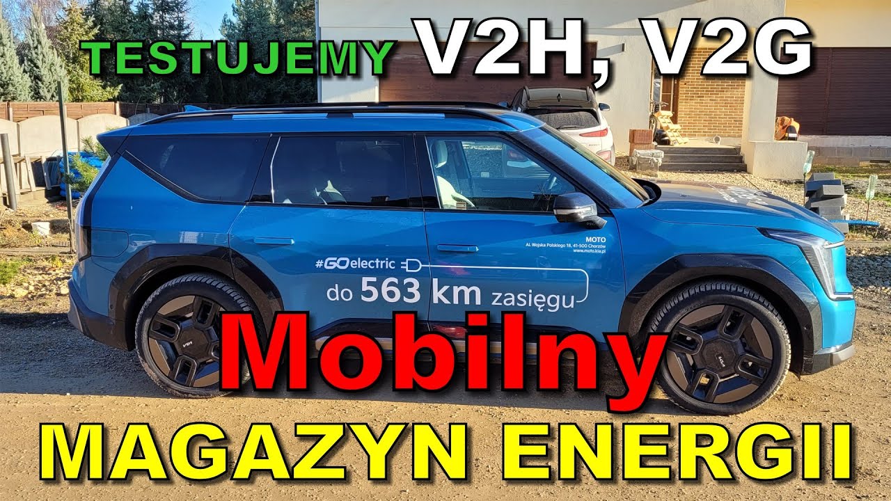 Czy #ev  ZASILI CI DOM KIA #ev9  #test  V2G, V2H #offgrid  #news Zobacz koniecznie