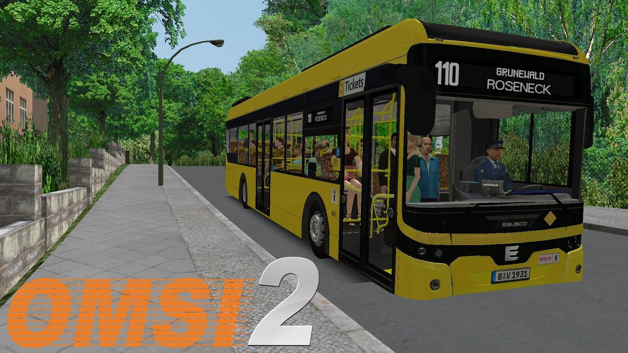 EBUSCO 2.2 auf dem 110er zum Roseneck | Berlin X10 | OMSI 2