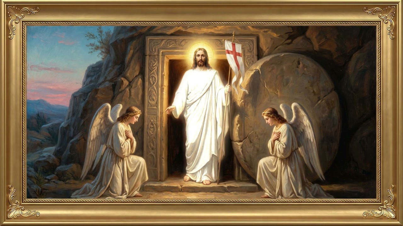Resurrection of Christ in Silent Light | 4 Hours No Music | TV Art Screensaver