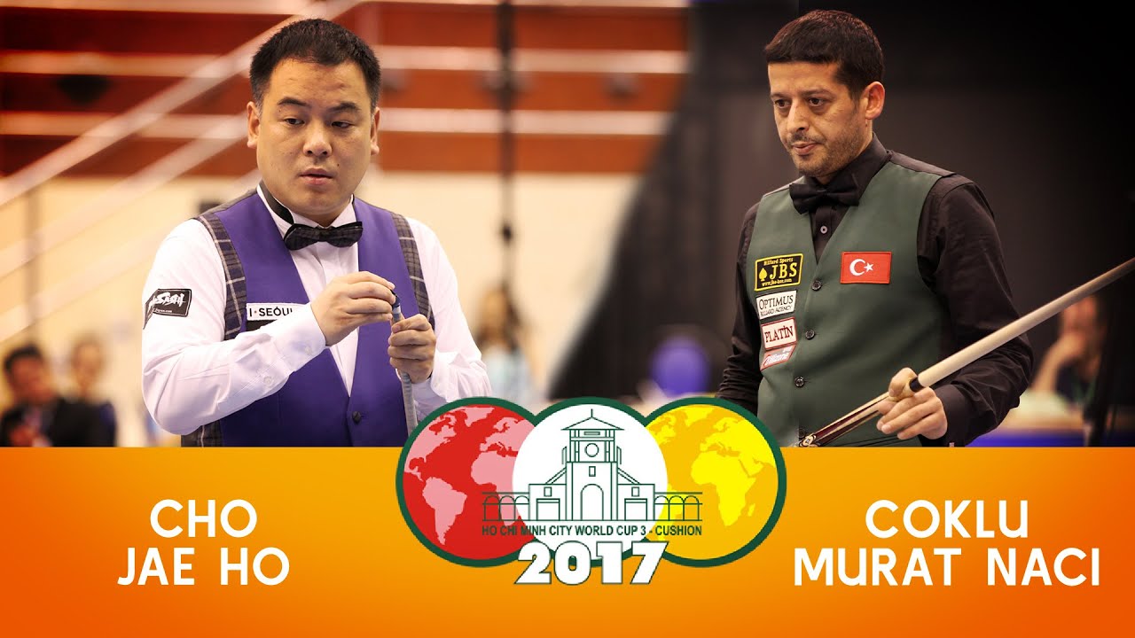 3-Cushion Word Cup HoChiMinh 2017 Coklu vs Cho Jae Ho