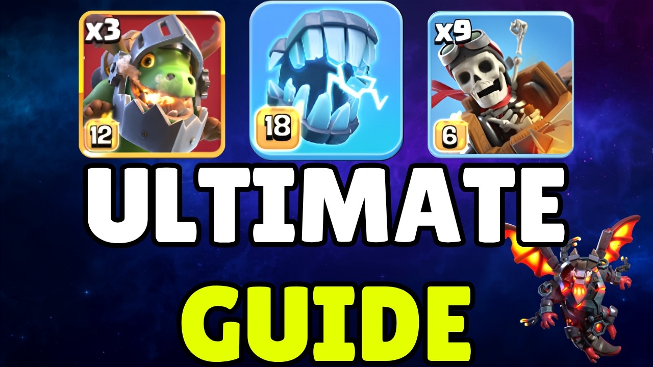 ULTIMATE DRAGON DUKE CHARGE GUIDE IN Clash of Clans! (FREE BASE)