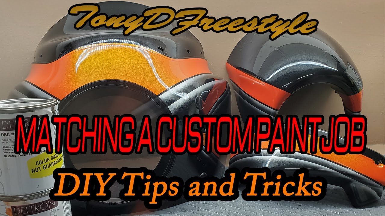 Matching A Custom Harley Davidson Paint Job DIY Tips and Tricks with TonyDFreestyle