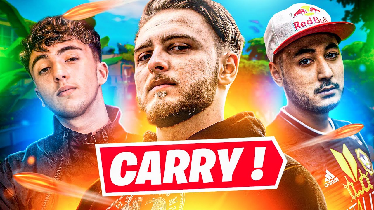 JE CARRY @inoxtag  ET @Gotaga  SUR FORTNITE (j'ai perdu 1000€...)