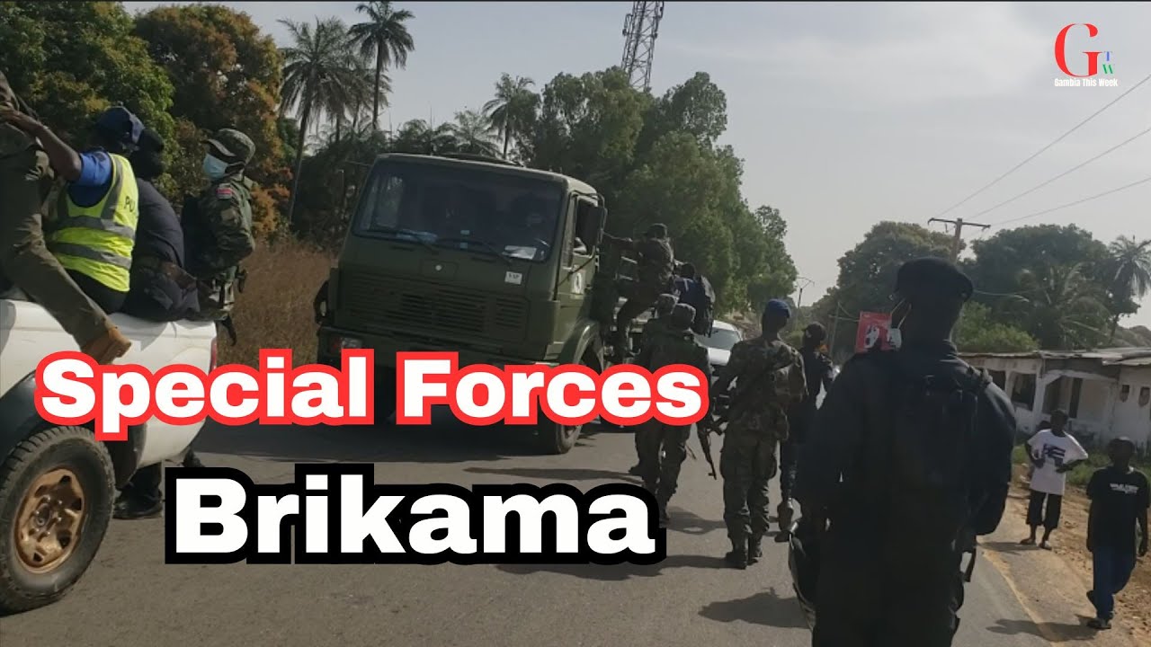 Surprised Special Forces in Gambia