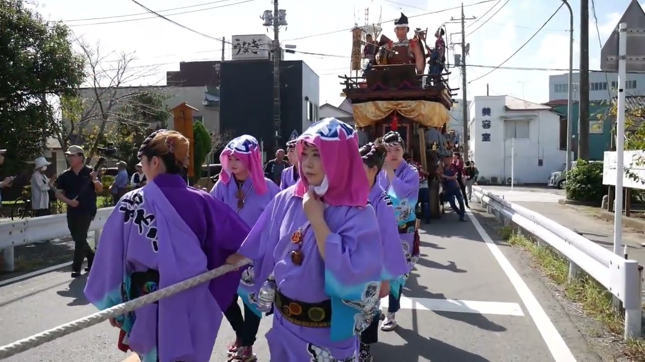 2024　佐原の大祭　秋祭り　中日　下分①曳き廻し