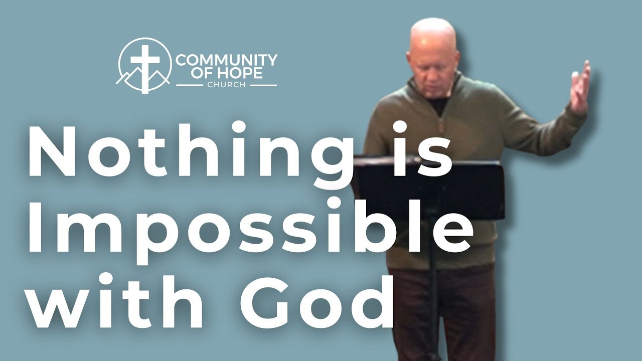 Nothing is Impossible with God: An Angel's Message to Mary in Luke 1| January 18, 2026