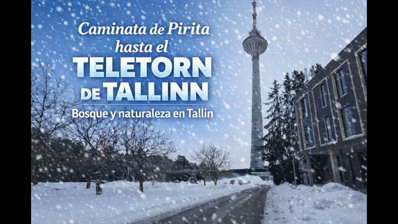 Desde Pirita a la torre de television de Tallinn