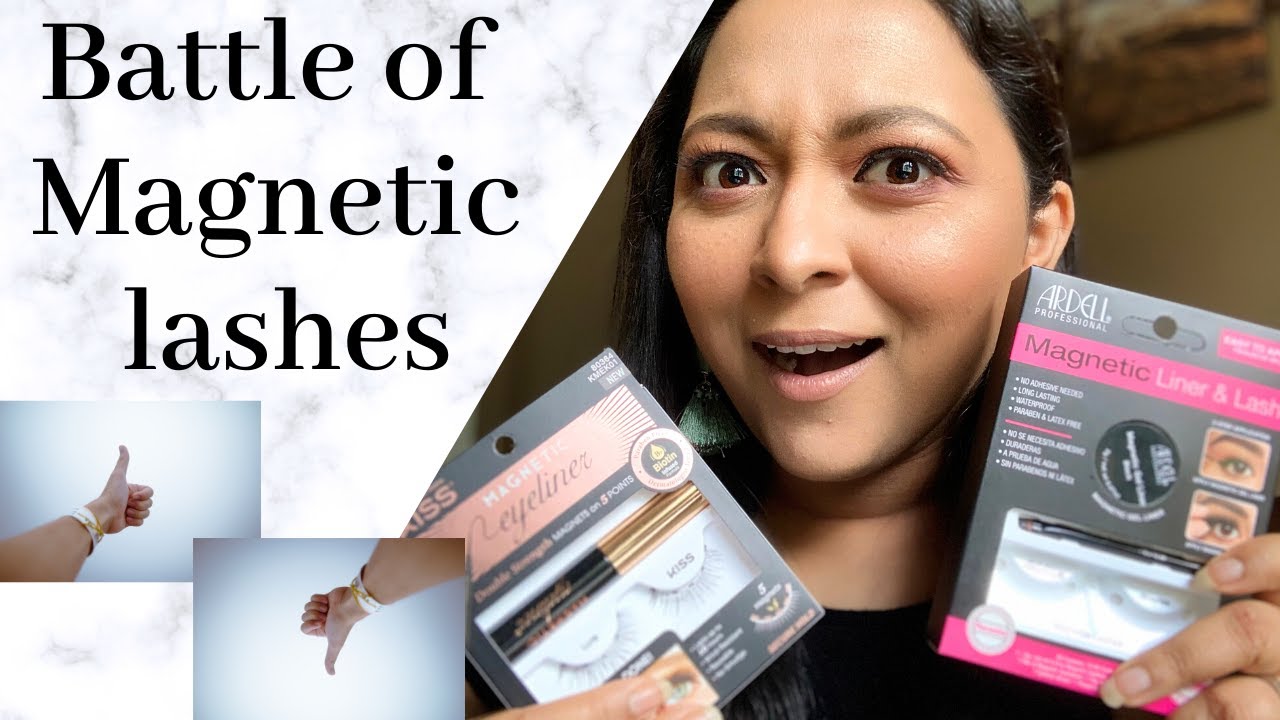 Drugstore Magnetic Lashes that actually work | Battle against KISS and ARDELL | SMITHY SONY