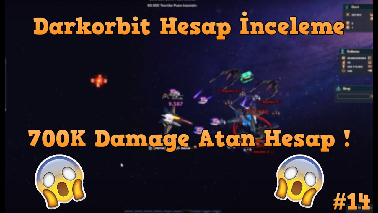Darkorbit 600.sıradaki 700K Damage Atan Hesap !/ Hesaplarınızı İnceliyorum #14