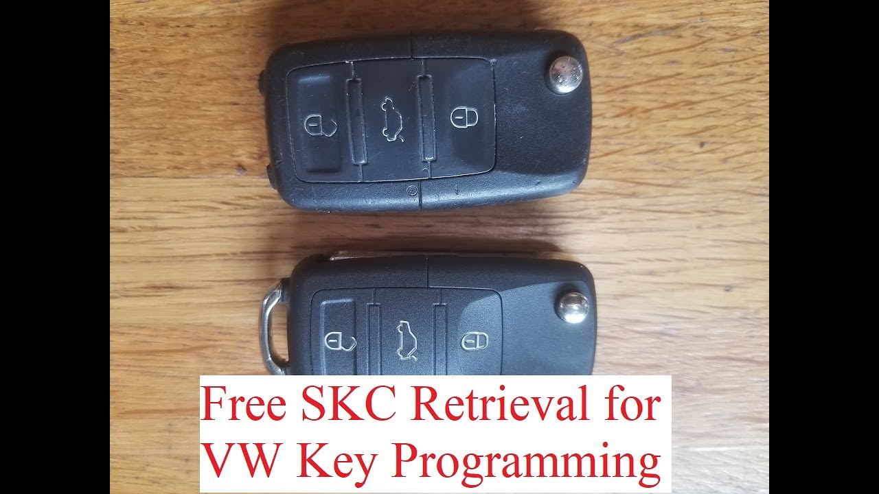 Бесплатное извлечение SKC PIN-кода для программирования ключей иммобилайзера VW с помощью kw1281t...