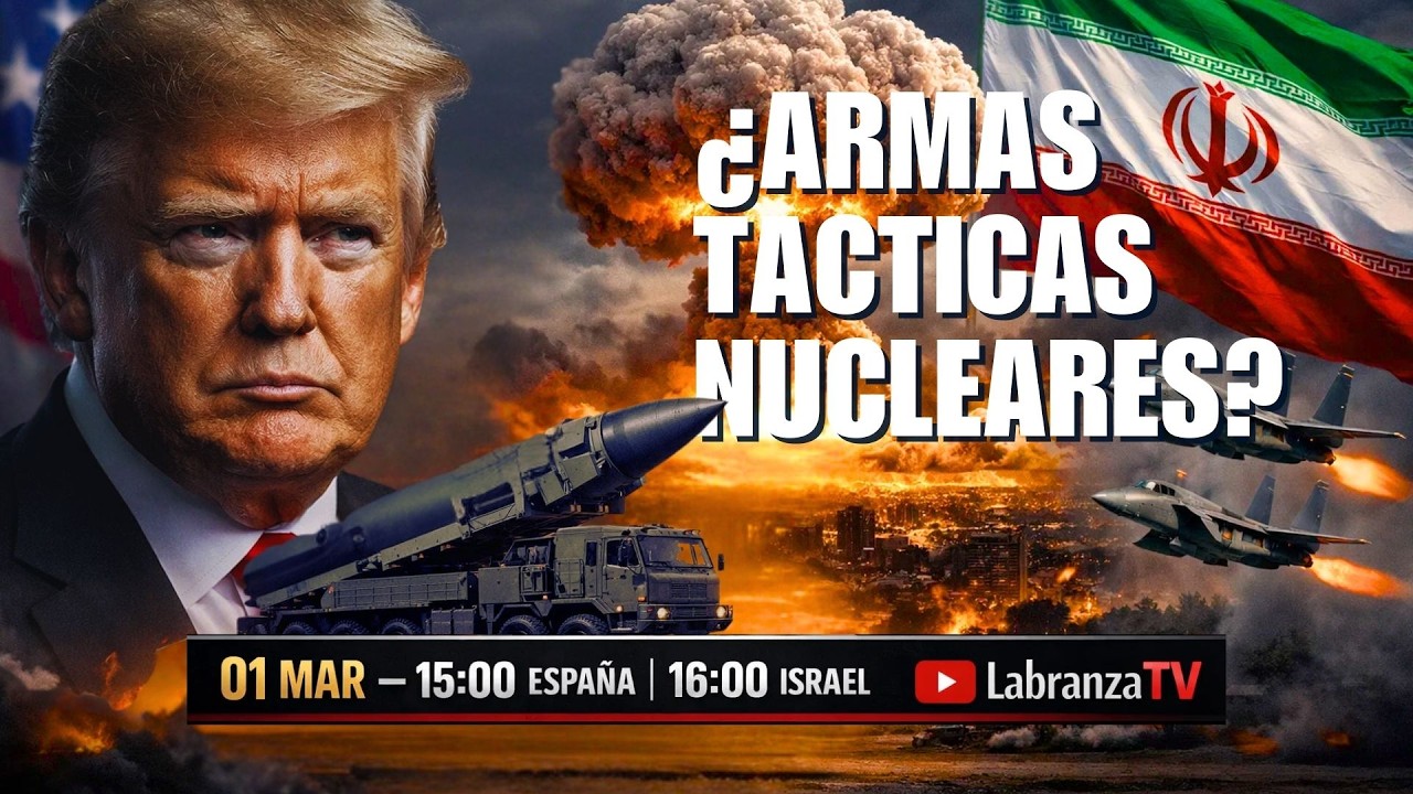 URGENTE PANICO EN IRAN ¿UTILIZARA TRUMP ARMAS TACTICAS NUCLEARES EN IRAN? #trump @LabranzaTV