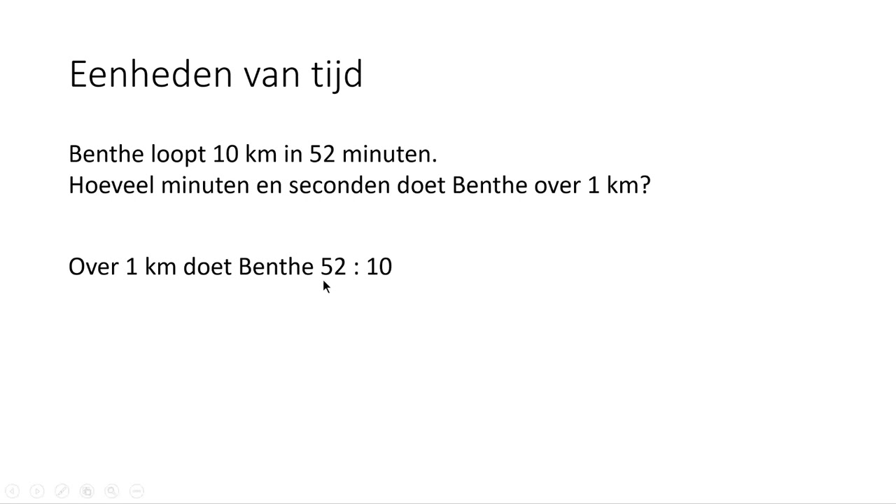 Eenheden van tijd (3 VMBO-KGT & 4 VMBO-KGT)