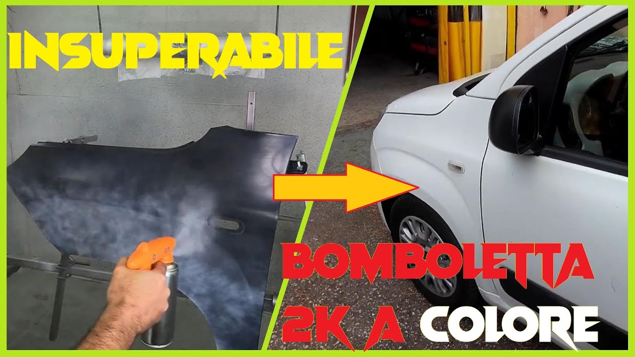 come riverniciare con bombolette 2K del vostro codice colore