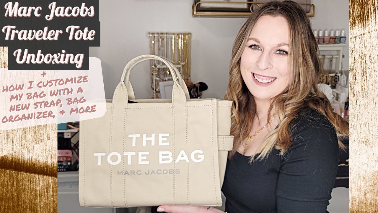 Marc Jacobs Traveler Tote Bag Unboxing + Custom Straps, Organizer, & How I Protect | Lindsey Loves