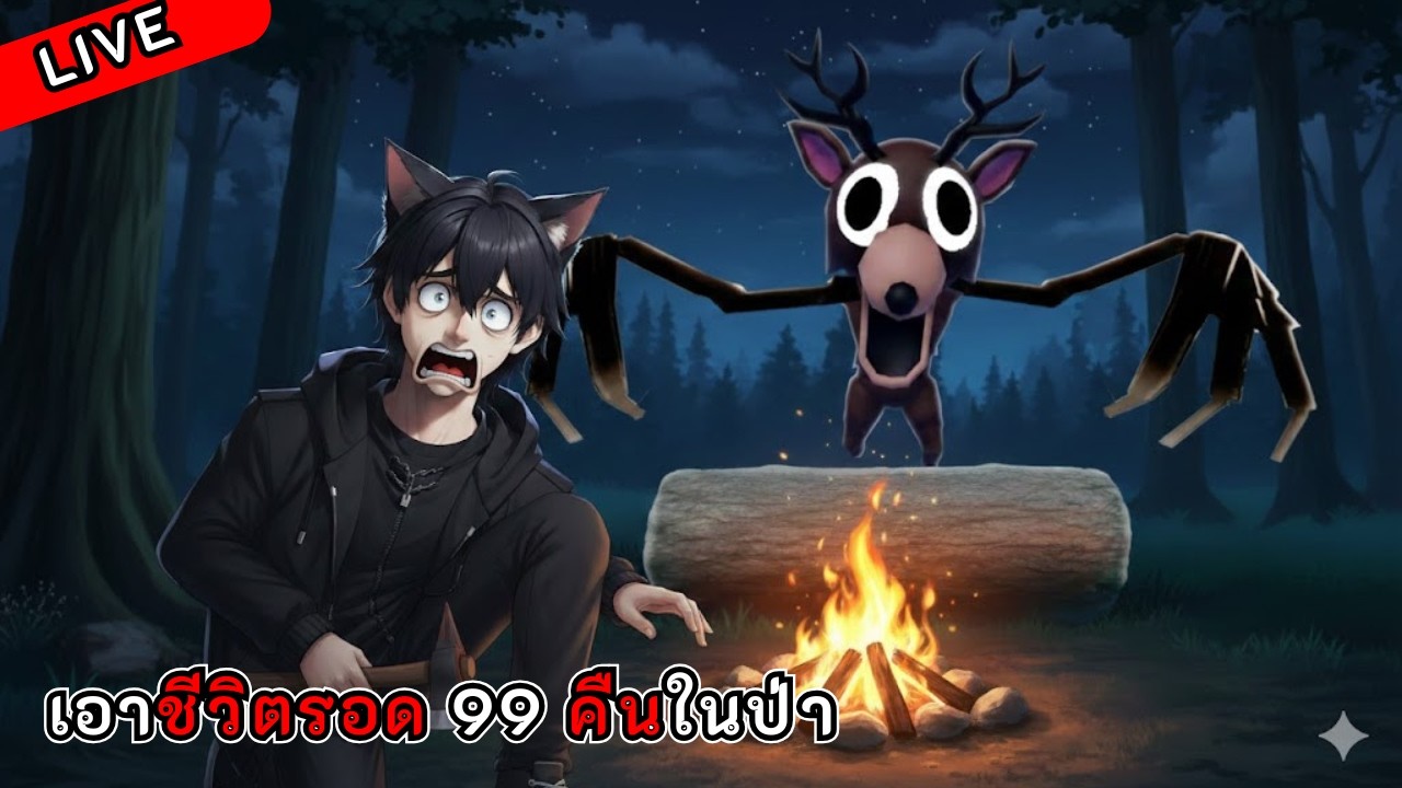 [LIVE] 99 คืนในป่า #1   99 Nights in the Forest