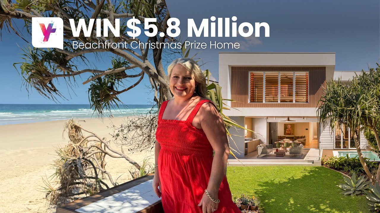 GARDEN TOUR | $5.8 Million Beachfront Prize Home | Draw 552