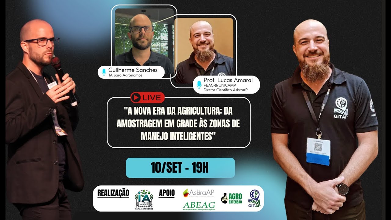 Live IA para Agrônomos: Zonas de Manejo Inteligentes - 10/09/2025