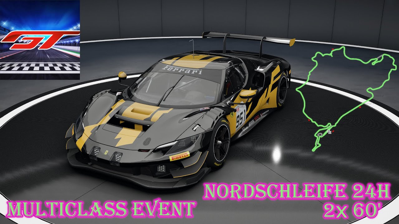 ACC-GT | Multiclass Event | Nurburgring Nordschleife 2x60 | Assetto Corsa Competizione