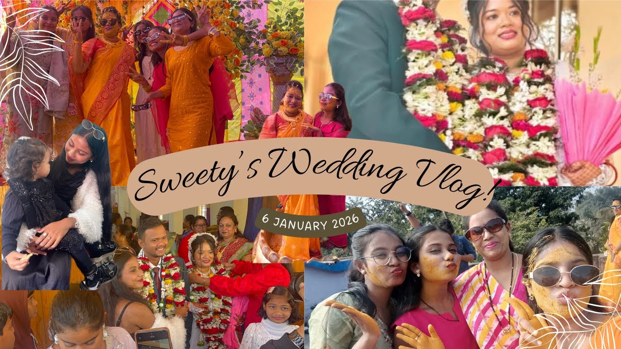 Humari SWEETY ki SHADI ...🎉💐💃💗 #shadivlog #beingshruti #sweetykishadi #gharkishadi 