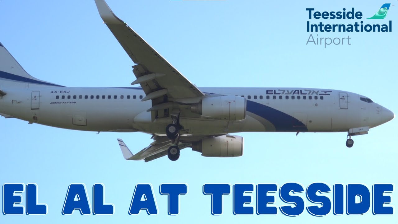 EL AL | Boeing 737-800 | Landing At Teesside International Airport | Wednesday 14th January 2026