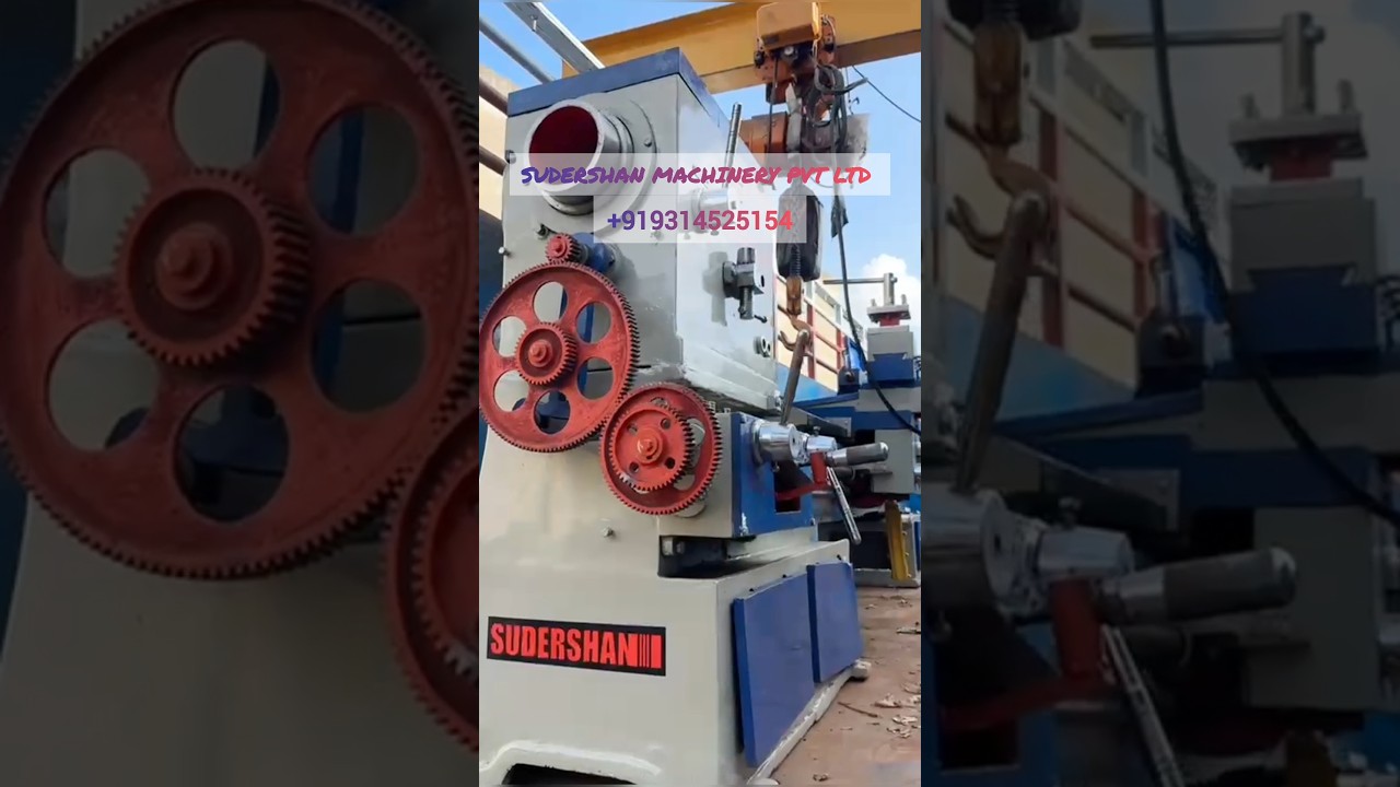 Sudershan Lathe Machine 🔥 Delivering Lathe To Our  Customer #heavyduty #lathemachine #trendingaudio
