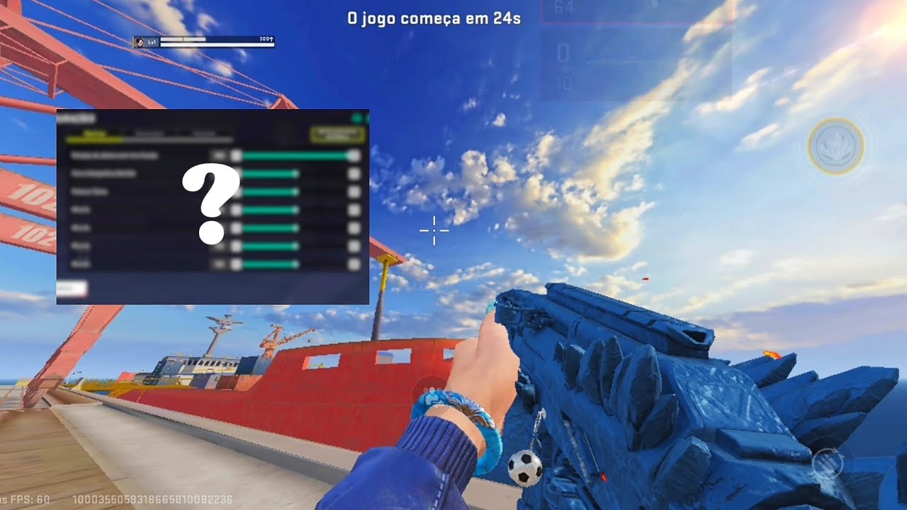 HUD 4 DEDOS + SENSI | BLOOD STRIKE MOBILE ⚙️