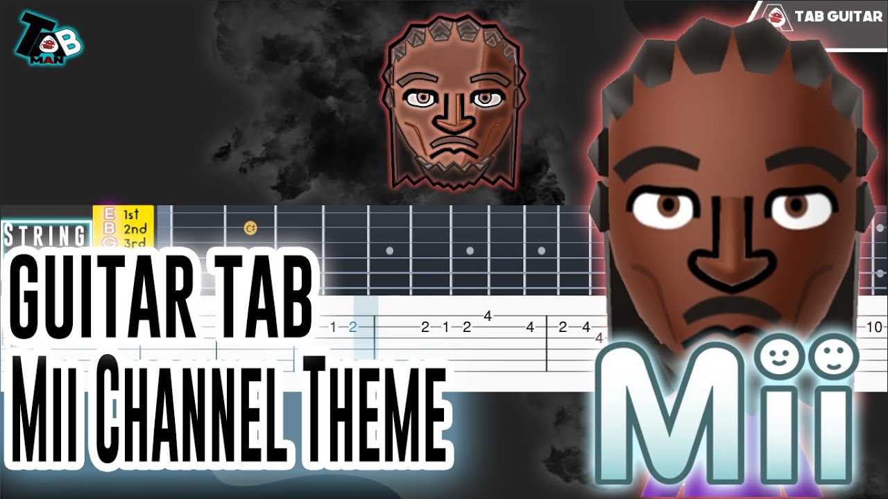 Mii Channel Theme - Guitar Tab Tutorial