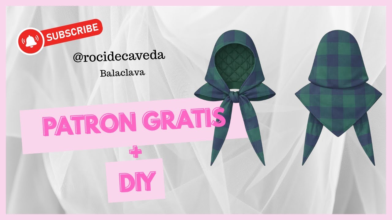 PATRON GRTIS -BALACLAVA