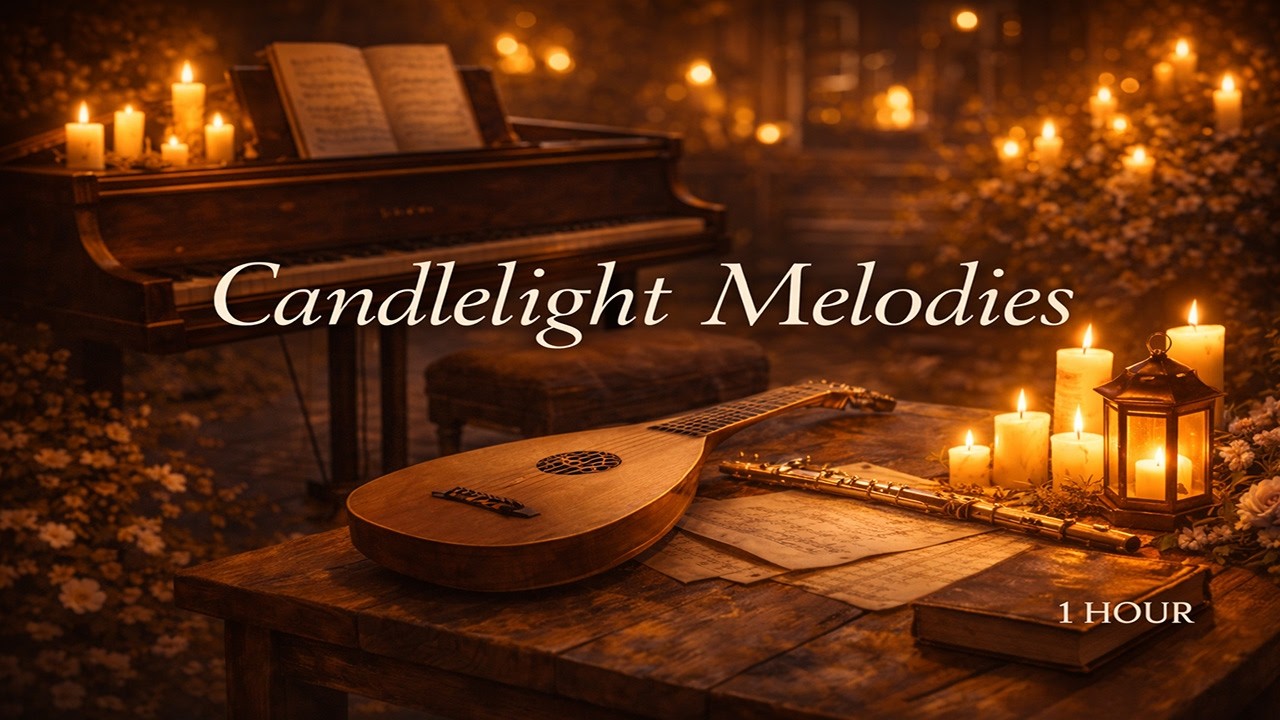 Romantic Medieval Music – Calm Piano, Lute & Flute | Relaxing Fantasy Ambience (1 Hour)