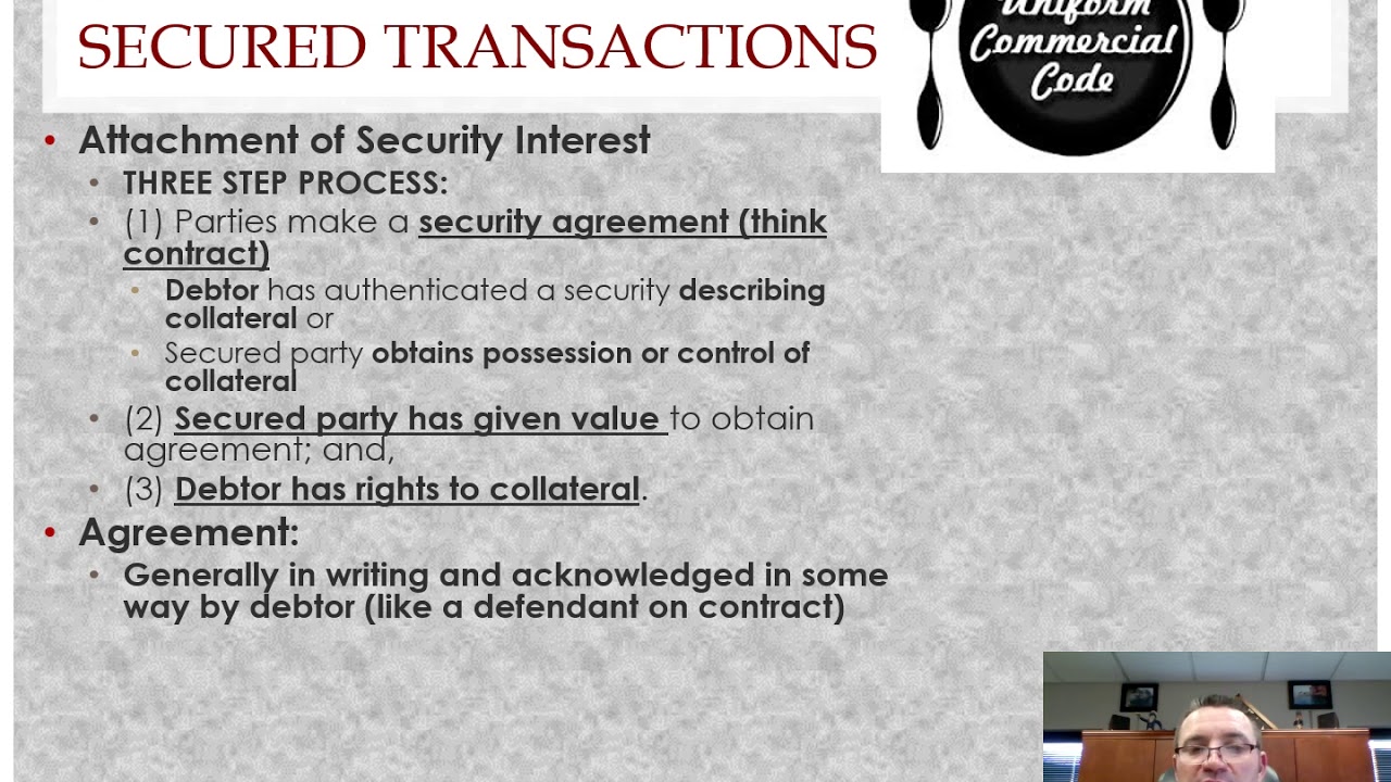 Business Law Secured Transactions for video
