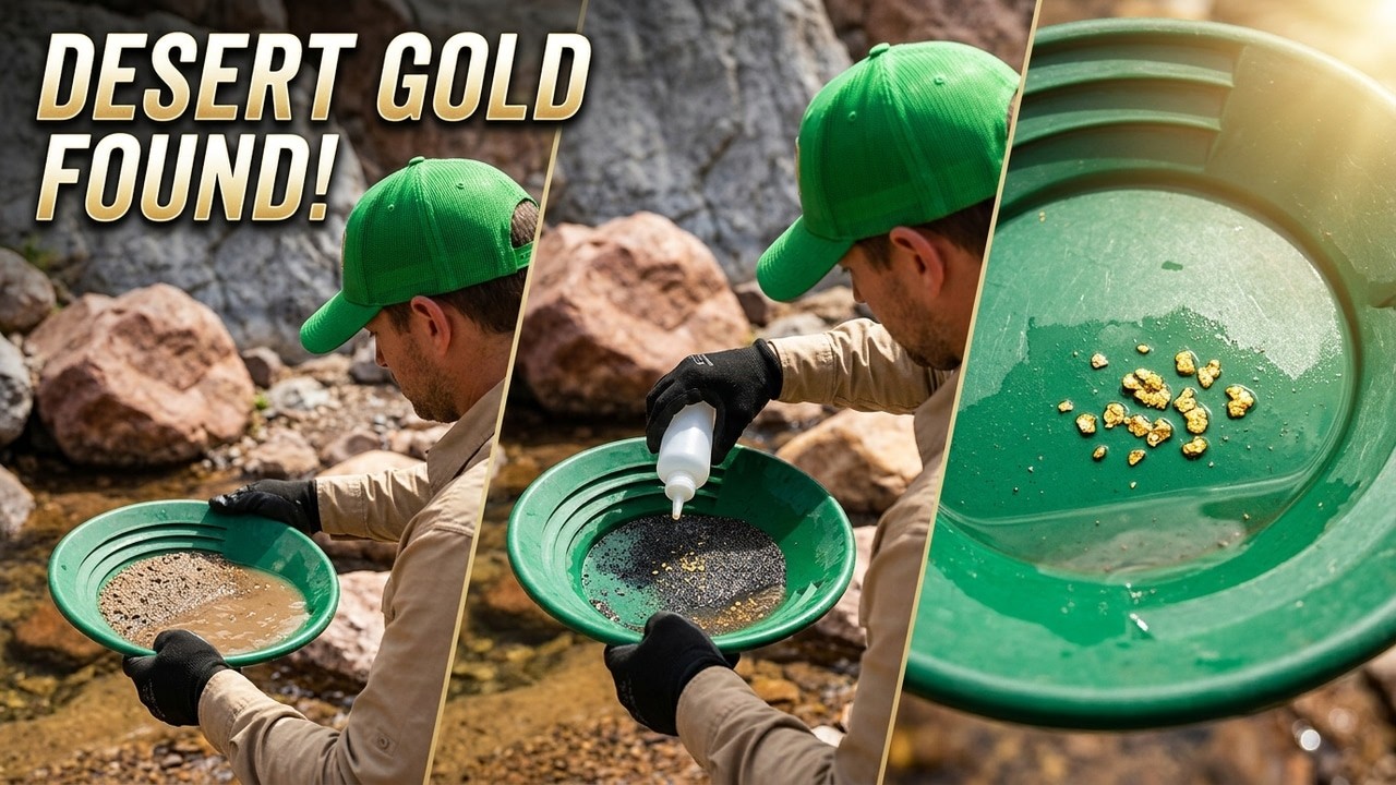 Panning for gold in the Bradshaw's | Did we strike color?