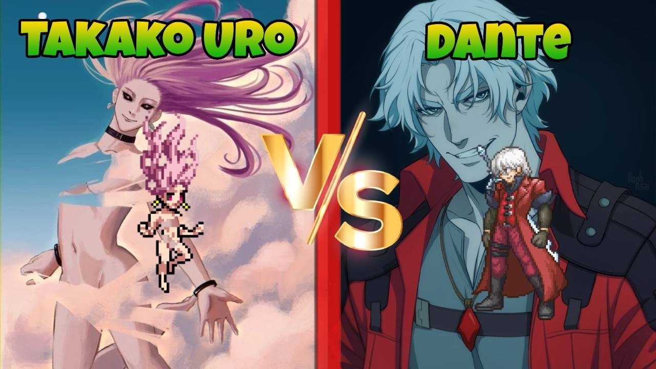 Jump Force MUGEN Takako Uro vs Dante