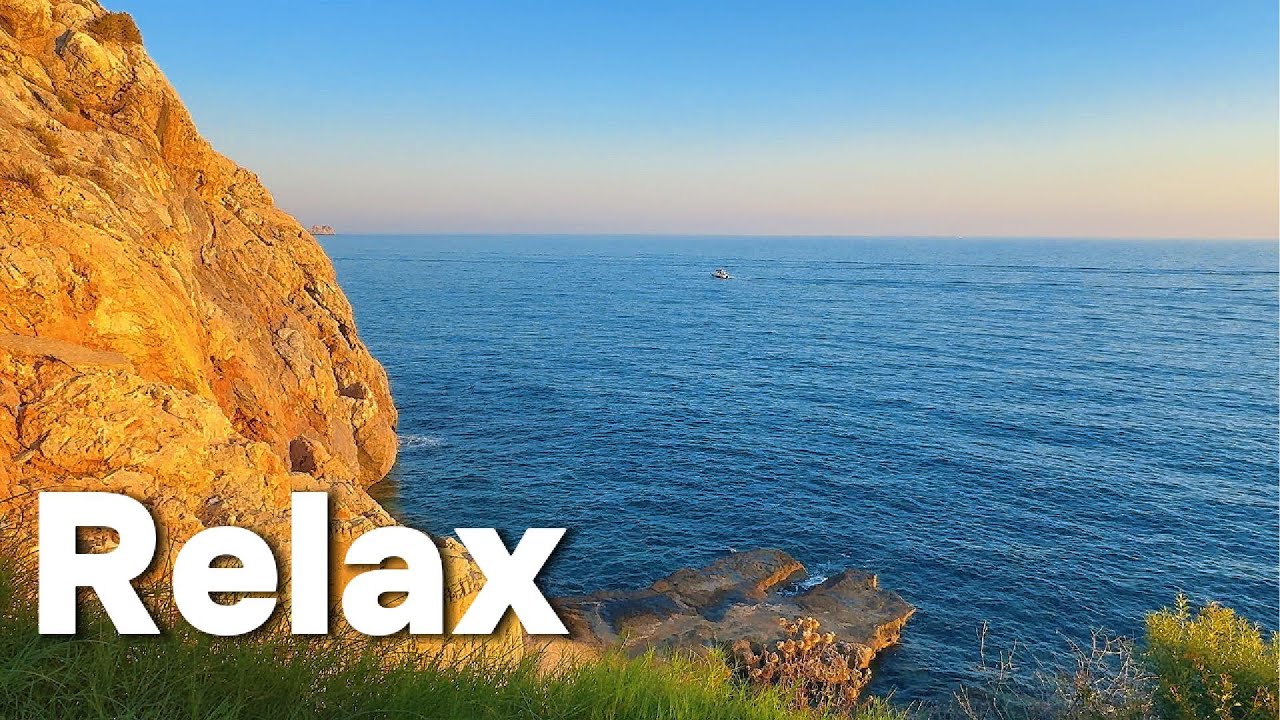 Relaxing Ocean Waves 🌊 6H Sea Sounds & Chill Music for Sleep & Study