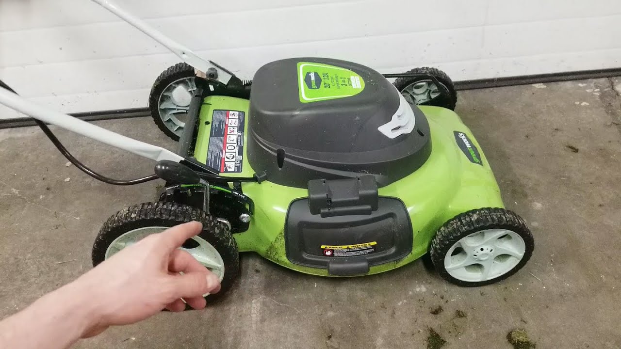 How to Clean and Maintain Electric Lawn Mower (Greenworks 20