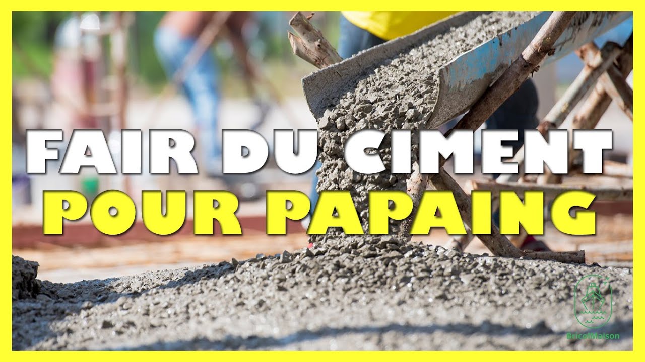 Comment faire du ciment pour parpaing