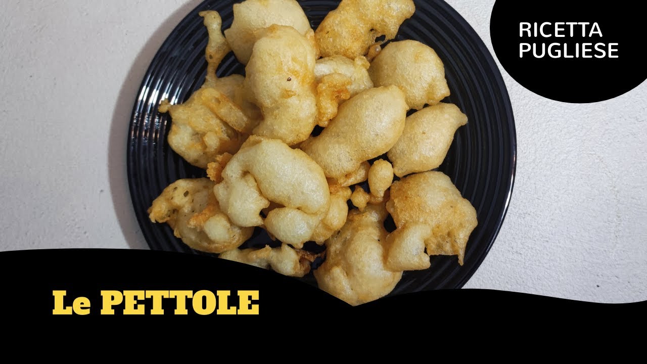 Le PETTOLE, frittelle Natalizie Pugliesi - Ricetta di GIOVANNA