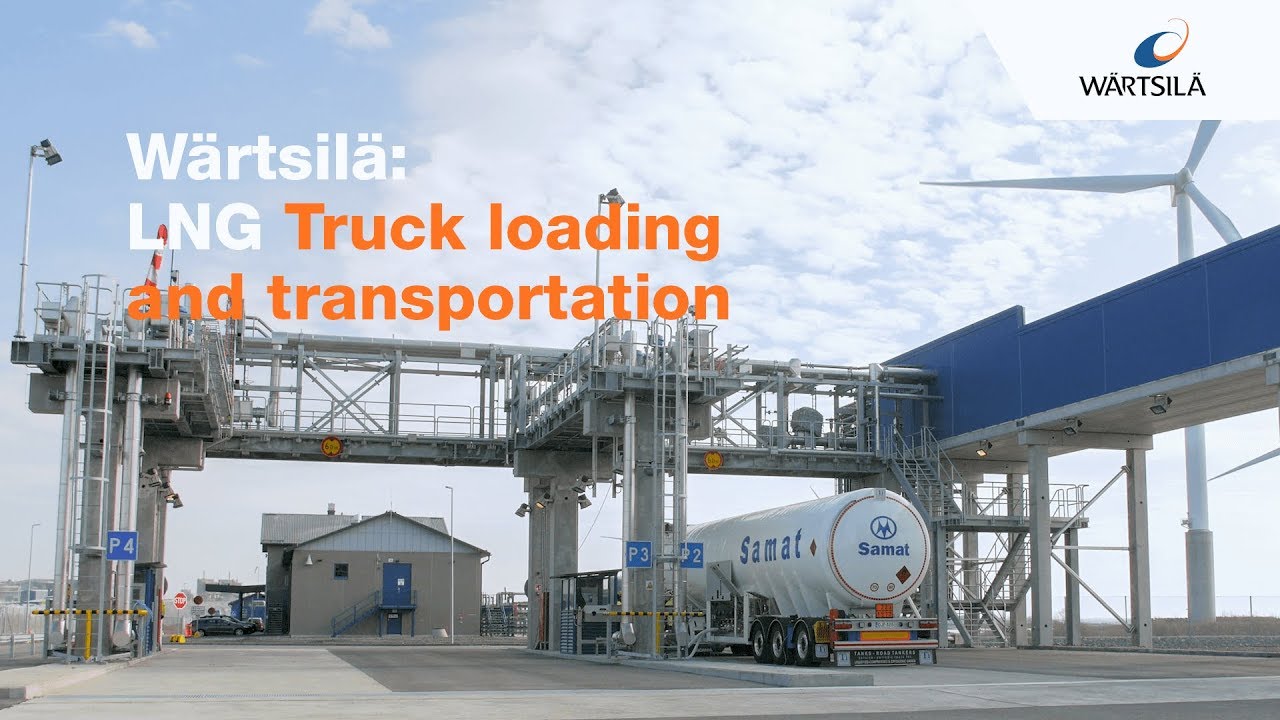 LNG truck loading and transportation | Wärtsilä