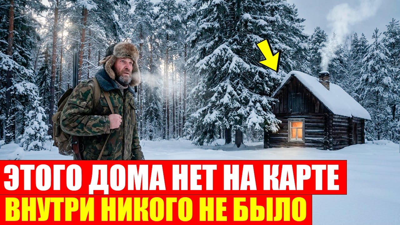 Охотник нашёл в лесу избушку, которой нет ни на одной карте, а внутри горела свежая свеча