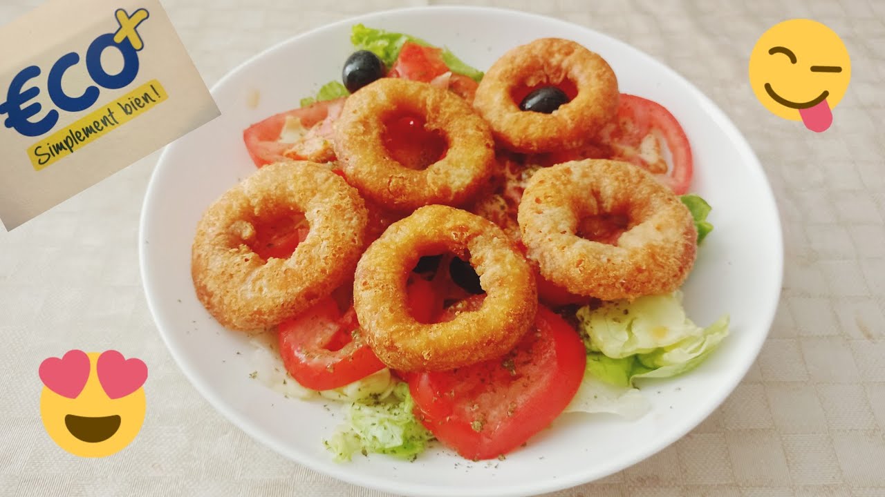 ⭐Salade de beignets de Calamars Éco+⭐#recettefacile #petitbudget #ecoplus