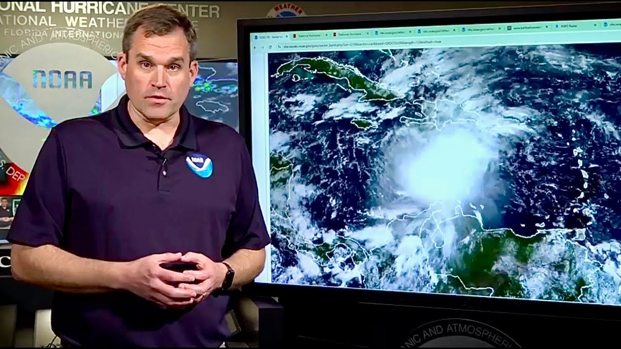 Update on Tropical Storm Melissa from the NHC in Miami, FL (October 22, 2025)