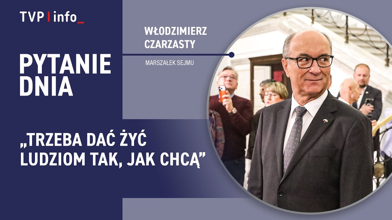 Włodzimierz Czarzasty: Trzeba dać żyć ludziom tak, jak chcą | PYTANIE DNIA