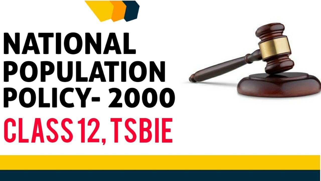 National Population Policy 2000, class 12, TSBIE