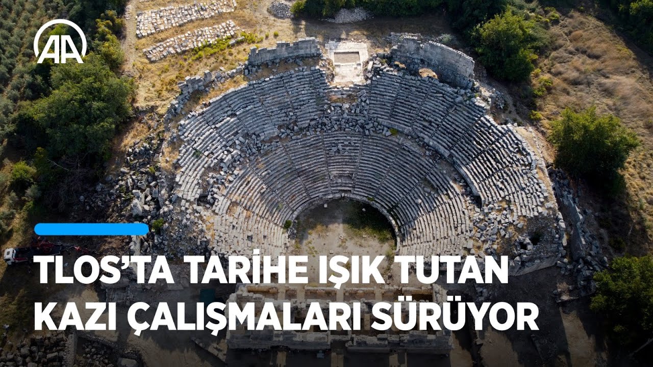 Likya'nın önemli kenti Tlos'ta tarihe ışık tutan kazı çalışmaları sürüyor