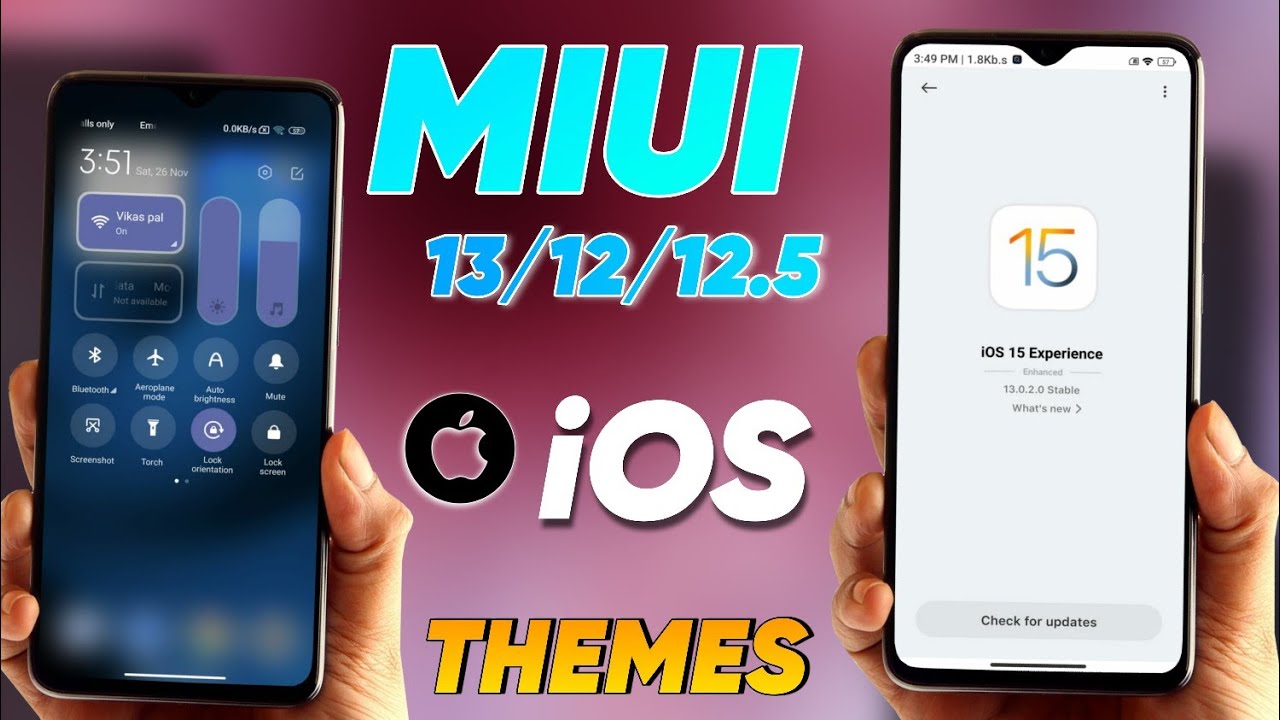 TOP 3 Amazing & Premium Themes Supported MIUI 13 | Best iOS Theme For MIUI 13|12.5 🔥🤟 @VikasPalYT
