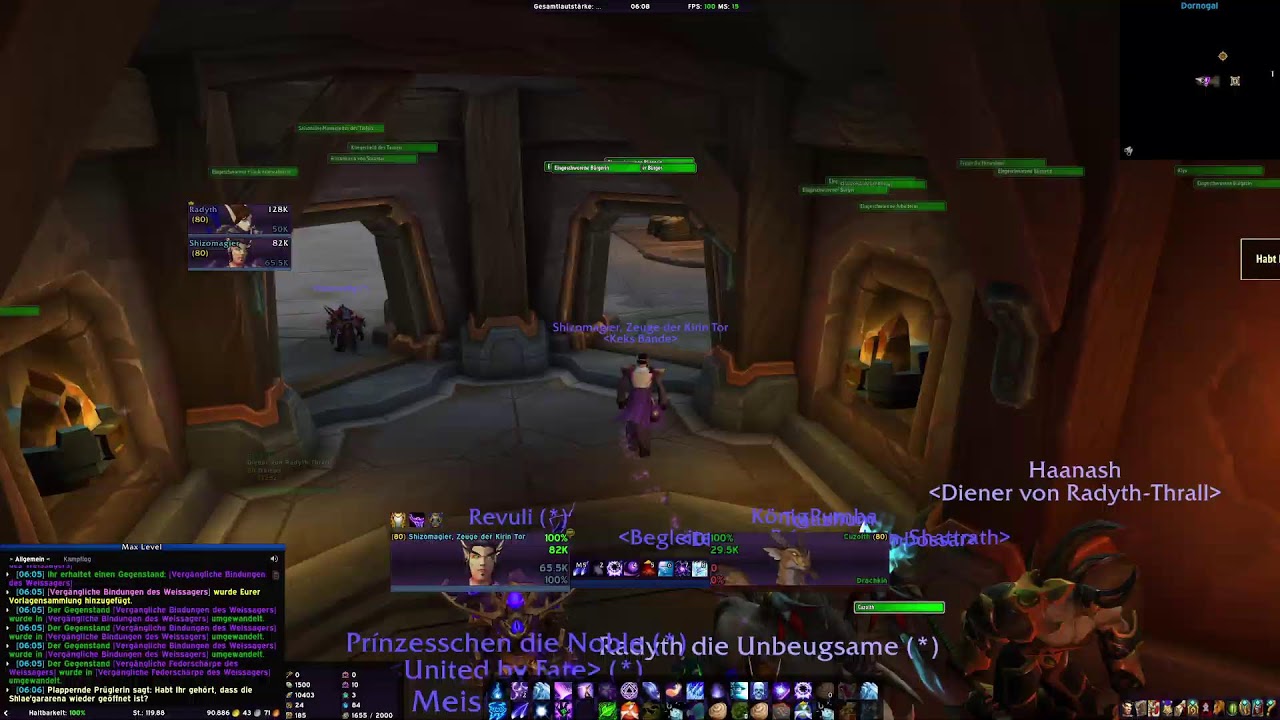 Prolog von Midnight und Pre Event zeug machen