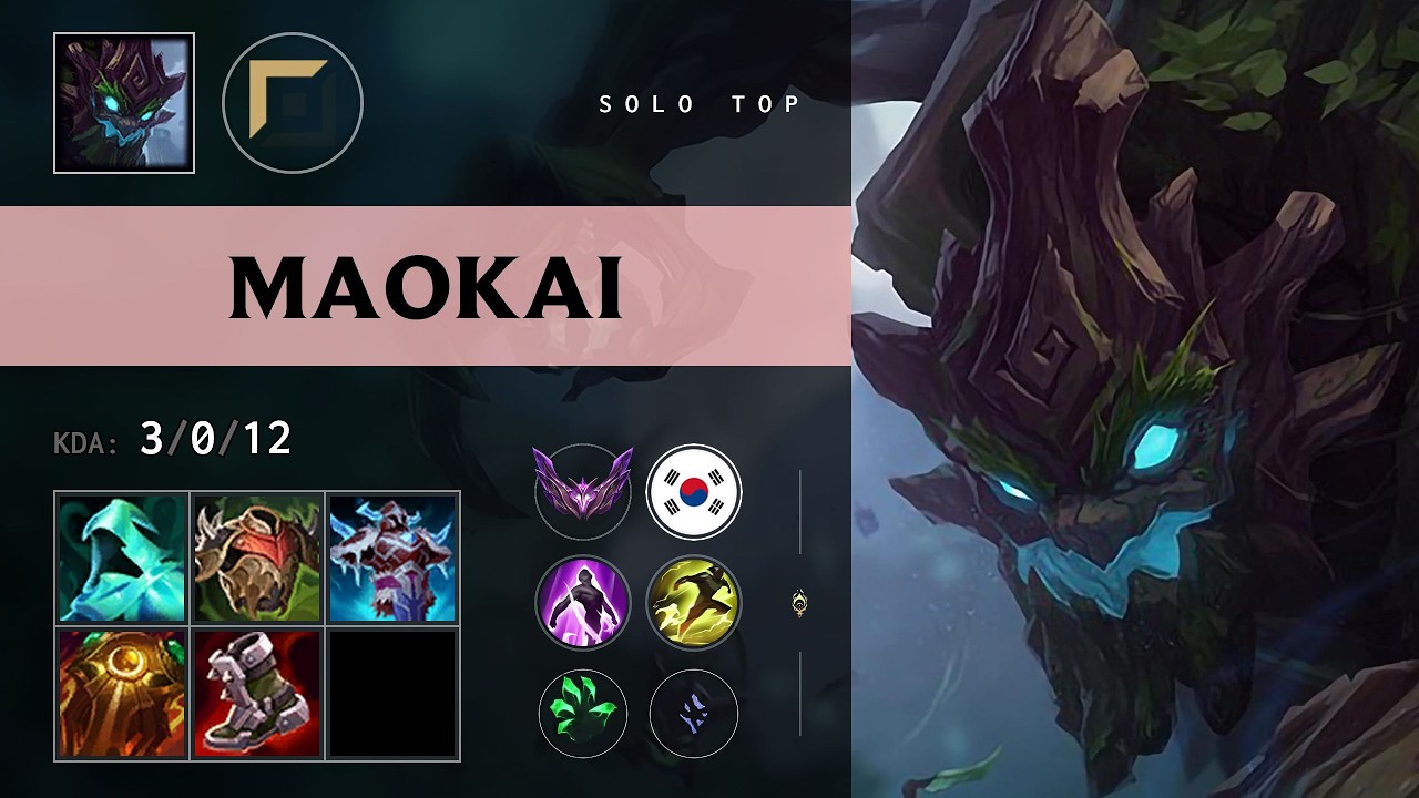 Maokai Top vs Aatrox - KR Master Patch 26.11